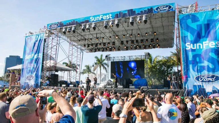 Enjoy the SunFest 2024 in West Palm Beach, Florida